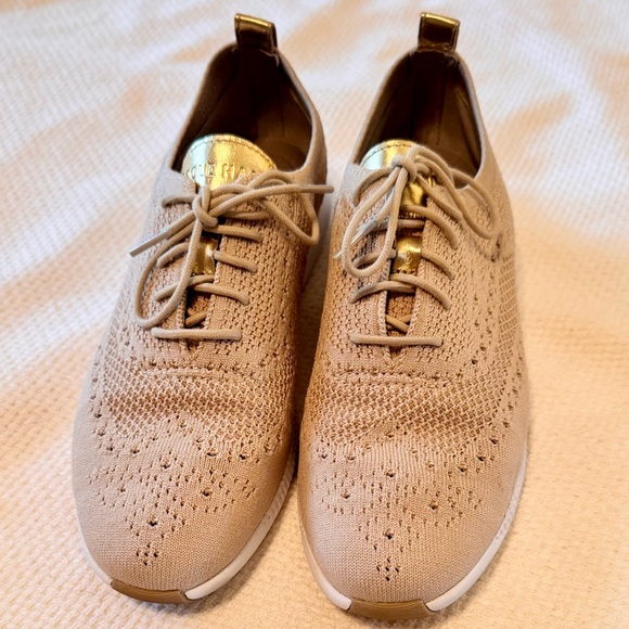 COLE HAAN Women's 2.ZERØGRAND Stitchlite Wingtip Oxfords Sneakers Tennis Shoes - Picture 9 of 15